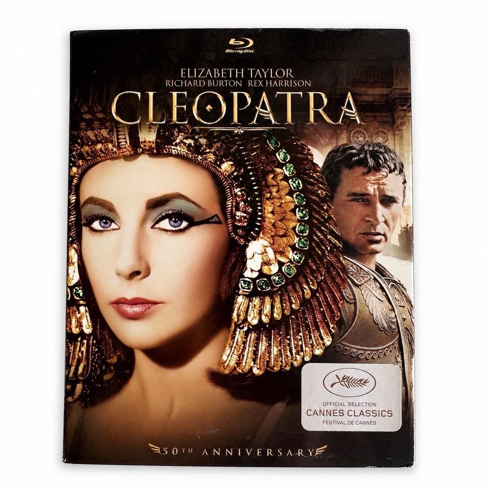 Cleopatra Blu-ray 50th Anniversary 2-Disc Set Slipcover Elizabeth Taylor 2013